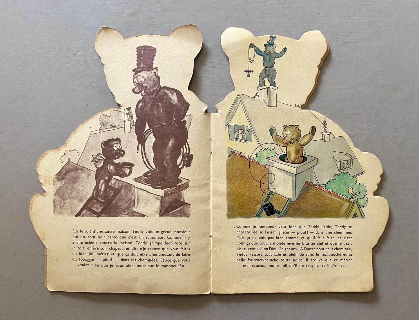 Teddy: A Funny Bear Story. Written By Karl Rohr. Published by J. S. Shreiber. French Language.