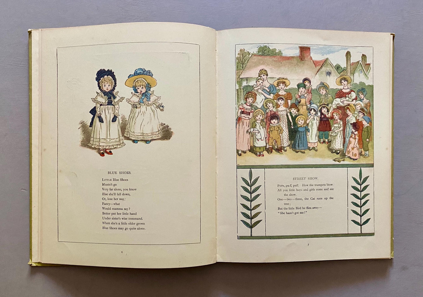 Marigold Garden. Pictures and Rhymes byayay Kate Greenaway. Published by Frederick Warne. Circa 1900.