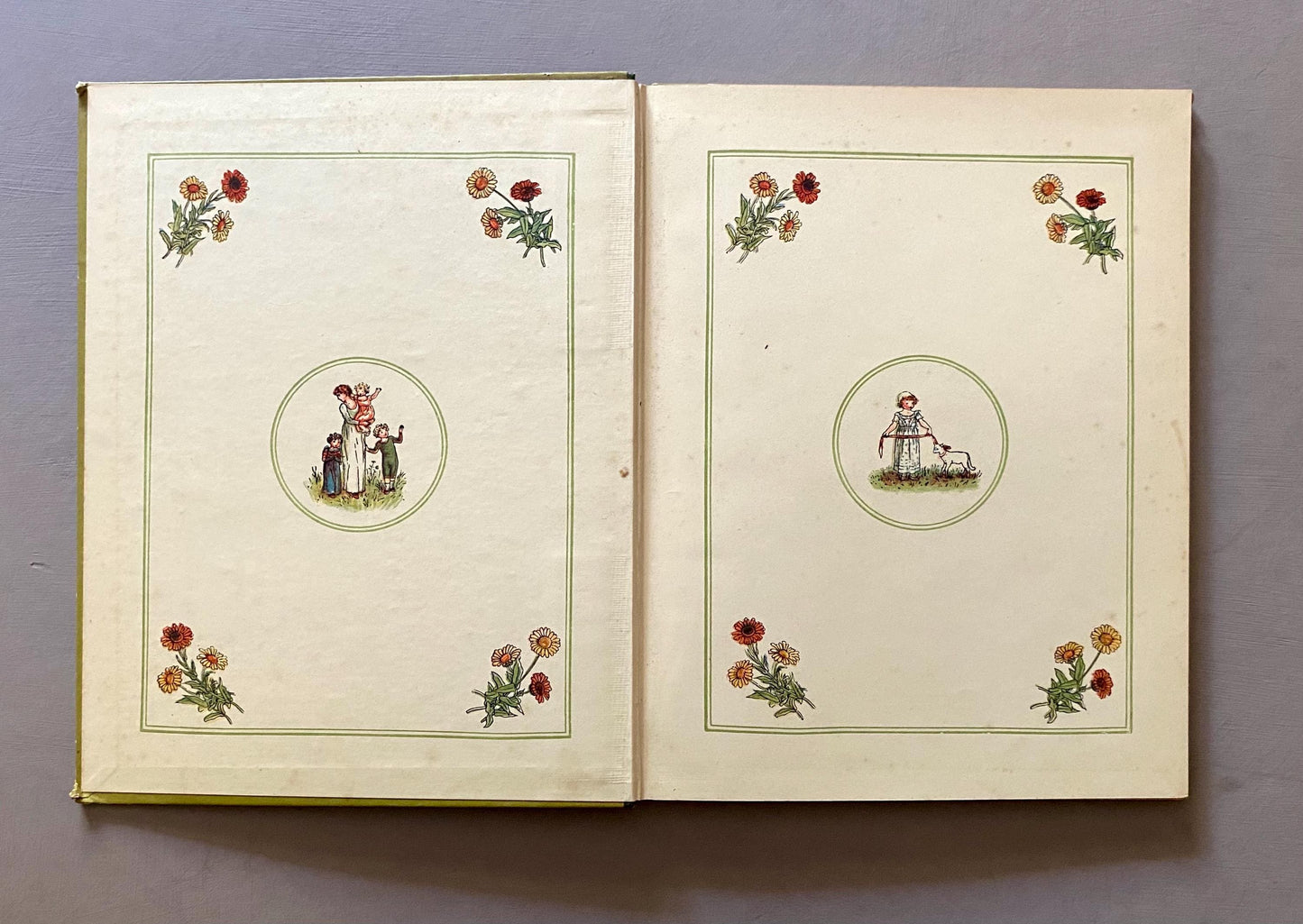 Marigold Garden. Pictures and Rhymes byayay Kate Greenaway. Published by Frederick Warne. Circa 1900.
